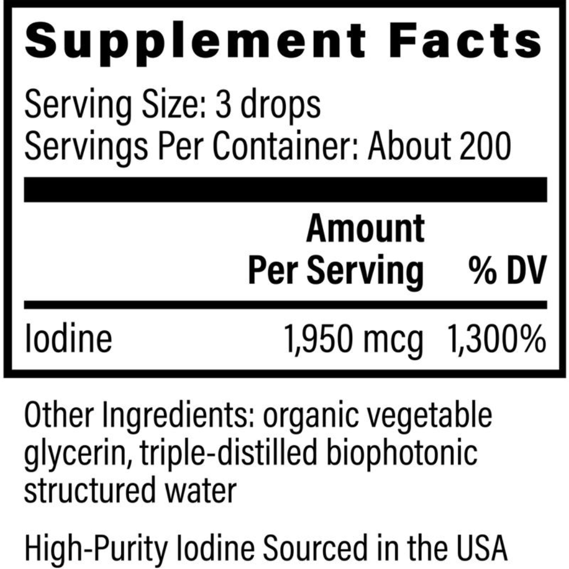 Global Healing Detoxadine Iodine