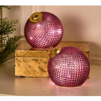 Diamond Glass Ornaments