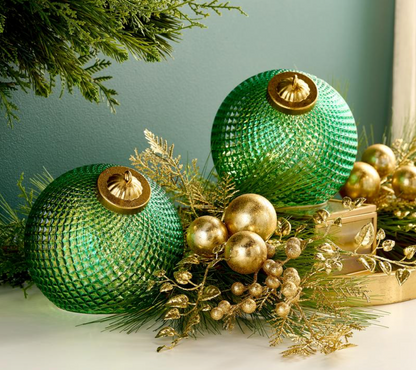 Diamond Glass Ornaments